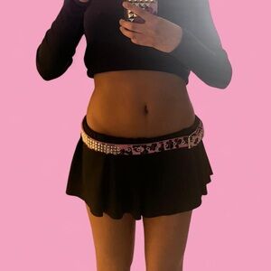 Twik Black Pleaded Skirt